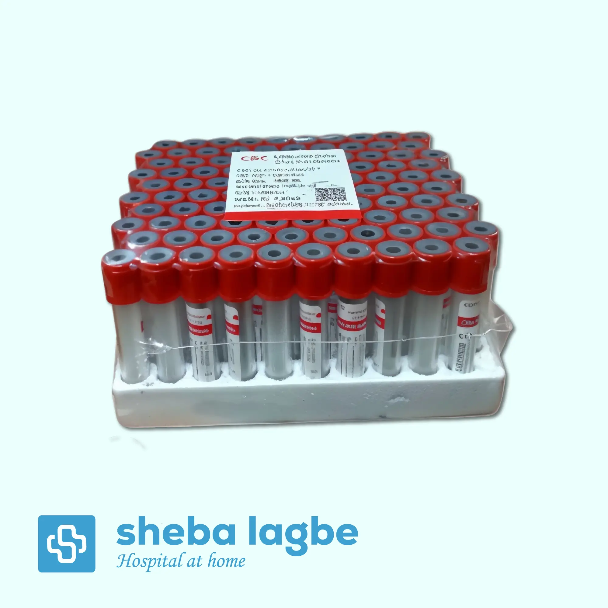 Blood Collection Tube 4mL Vacuum Tube 100Pcs