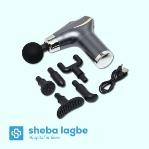 Compact Power Massager with 6 Interchangeable Heads